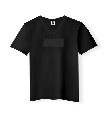 NOREN NI UDEOSHI Tシャツブラック／Vネック
