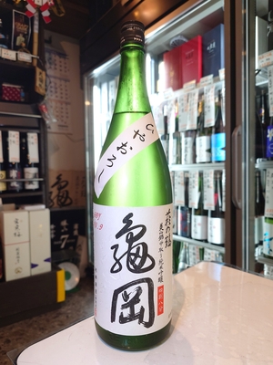 萩の鶴　中取り純米吟醸原酒　亀岡　ひやおろし　1.8L