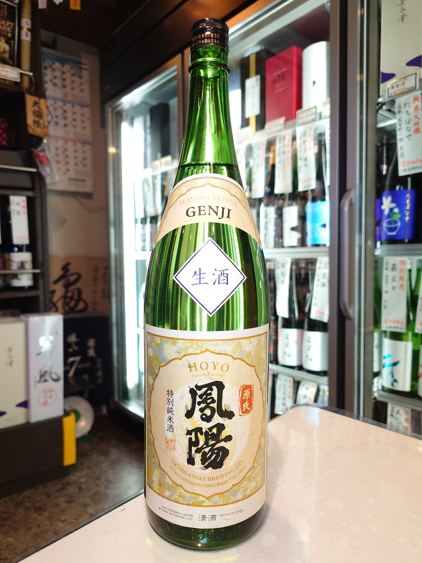 鳳陽　特別純米生　源氏　1.8L