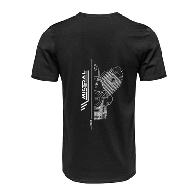 MG-LEMISN   Tshirt Mistral Limited Edition  - Black