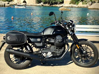 MGH-V7III-BP MISTRAL V7III用ステンレス製リバースコーンR+L SET（ブラックペイント）＋DB-KILLER