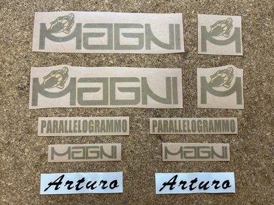 USED-337　NOS MAGNI DECAL  ARTURO etc.
