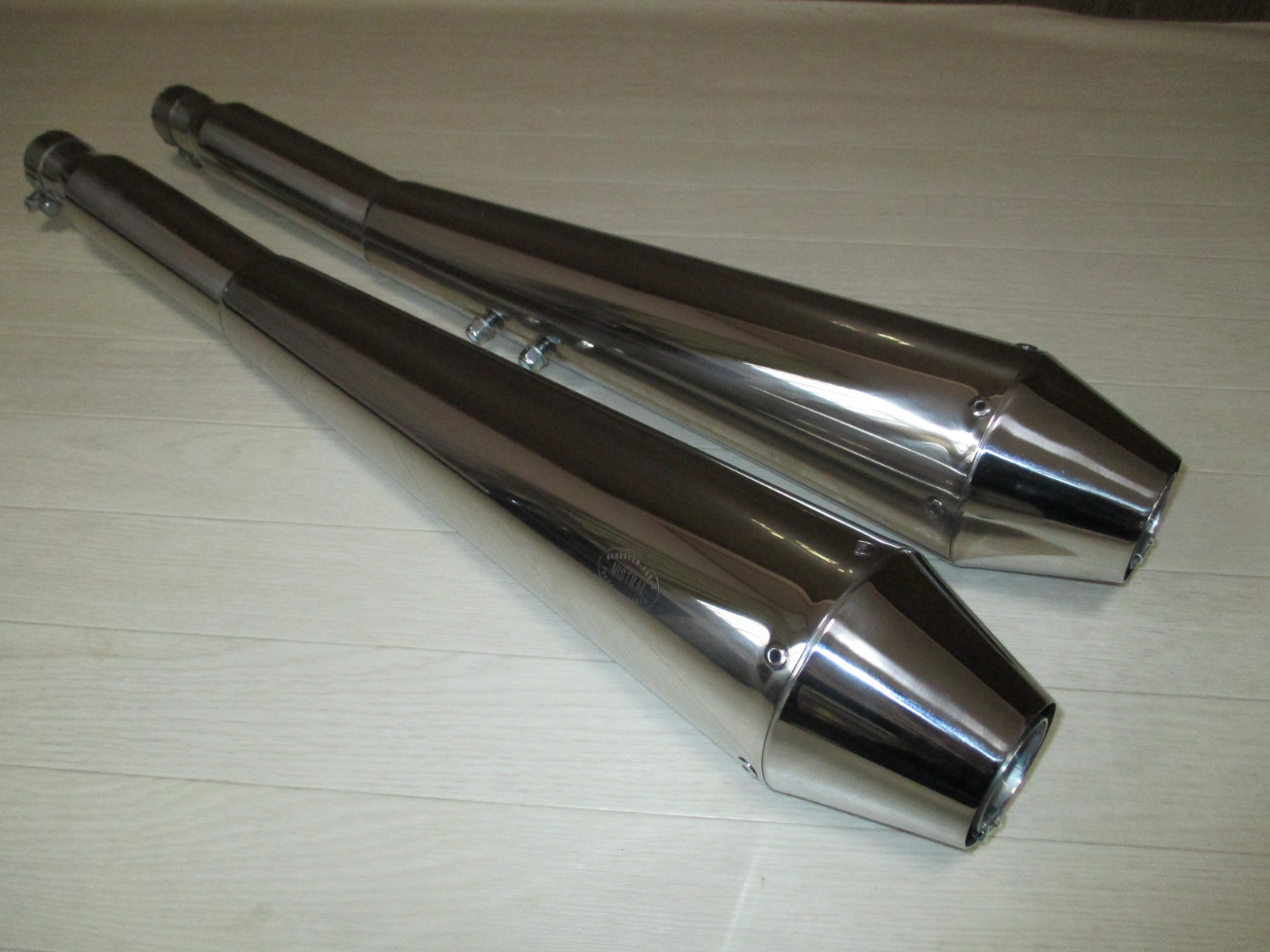MGH-2007-P MISTRAL ステンレス製リバースコーンサイレンサーR+L SET 