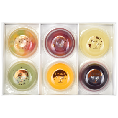 フルーツゼリー・ダブルテイスト６個詰合せ（ＳＣ－０６Ａ）