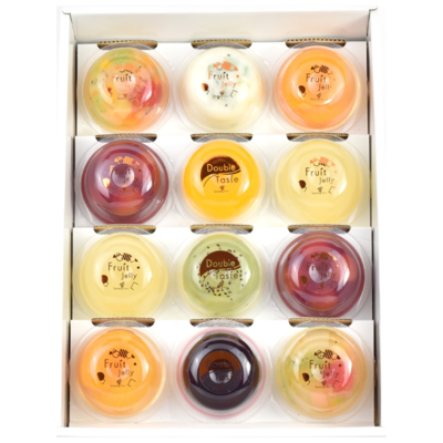 フルーツゼリー・ダブルテイスト１２個詰合せ（ＳＣ－１２Ａ）