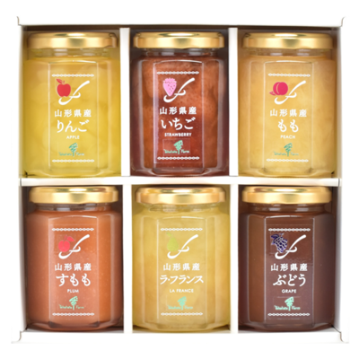 山形県産ジャム６個詰合せ（ＦＪ－０６Ｈ）