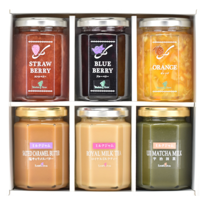 フルーツジャム・スプレッド６個詰合せ（ＦＪ－０６F）