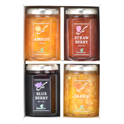 フルーツジャム４個詰合せ（ＦＪ－０４Ｅ）
