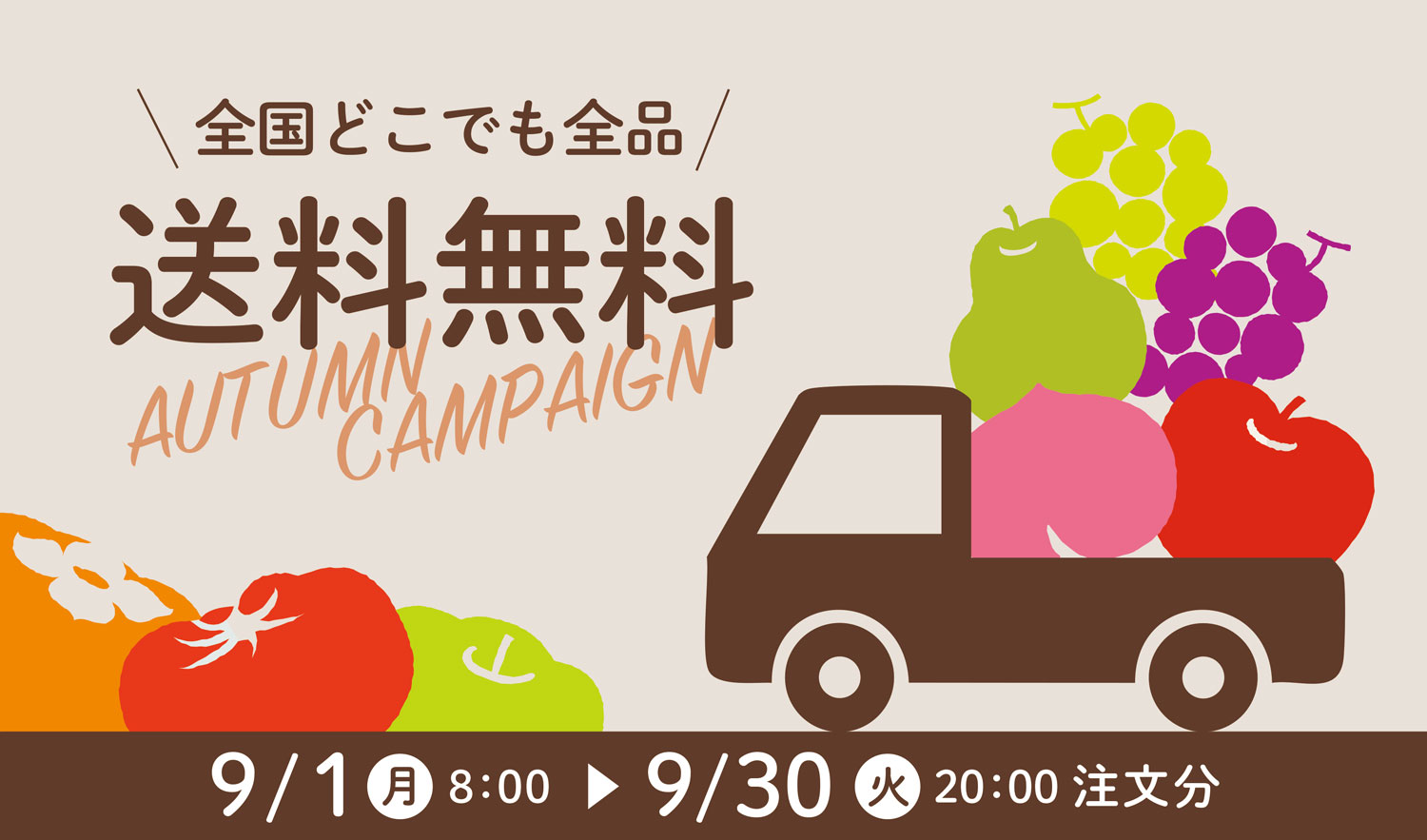 送料無料キャンペーン