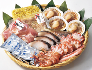 ★【全国送料無料】海鮮と知床どりの鍋セット（冷凍便）