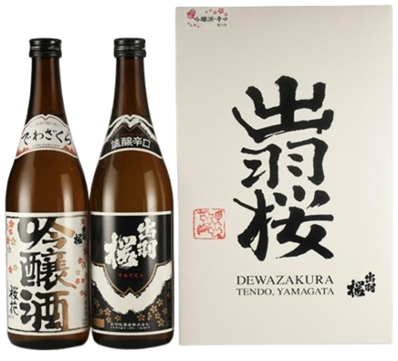 二尺袖辛子色に桜がしとやか。四点セット！ やまと桜 純米 辛口 ＋7 1.8L 米沢・白布温泉かもしかや｜地酒が