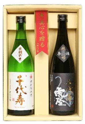 【千代寿】純米吟醸虎屋と出羽の里セット 720ml×2