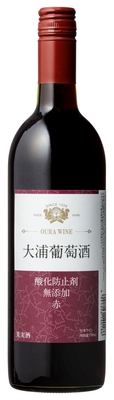 【大浦葡萄酒】酸化防止剤無添加・赤　750ml