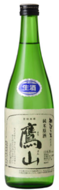 【香坂酒造】初しぼり純米生原酒　鷹山　720ml
