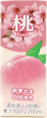 丸菱食品　桃ジュース　紙パック　200ml&times;12本