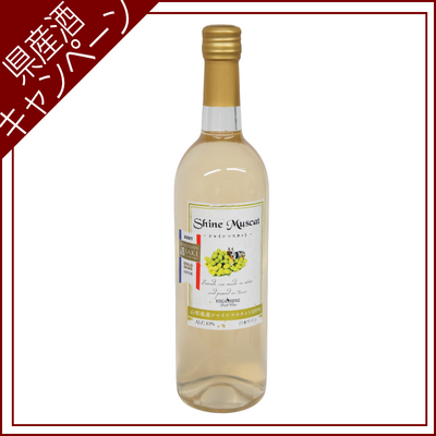 【ご愛飲ｷｬﾝﾍﾟｰﾝ ワイン㉓】フルーツワイナリーエスプリ　シャインマスカットワイン　500ml