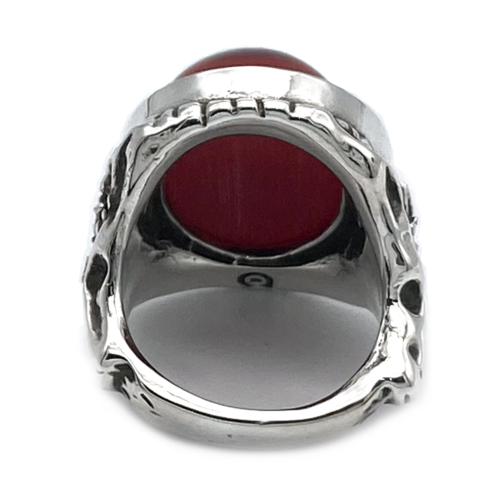 最終お値下げ　マーゴ　マンハッタン　ハート形リング　ヴィンテージリング　10号 Angel Heart Ring w /harlequin (エンジェルハートリング