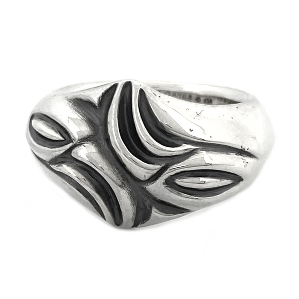 Lone Ones ロンワンズ Carved Silk Large Ring | C．R．E．A．M．