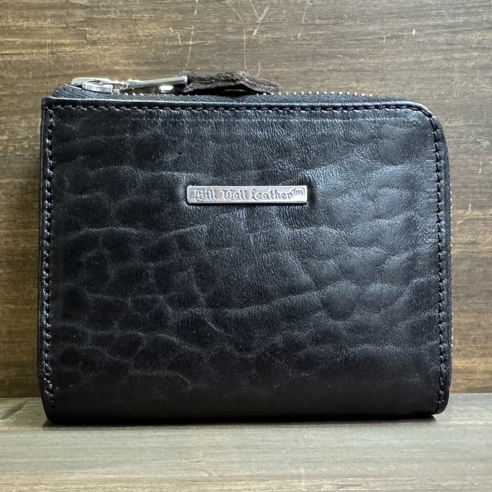 Bill 引き立た Wall Leather スモールコインジップウォレット
