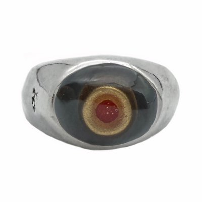 Alex Streeter(アレックスストリーター)Small Eye  Ring （スモールアイリング）ALR420BK