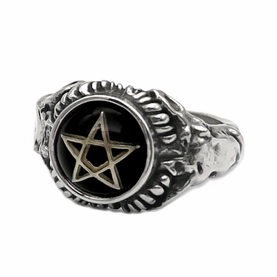 Alex Streeter(アレックスストリーター)Baby Devil Heart Ring w/Black (ベイビーデビルハートリング w/ブラック)ALR846