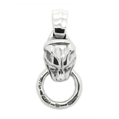 Bill Wall Leather (ビルウォールレザー)/Small Dog Head with Ring Pendant（スモールドッグヘッドｗ/リングペンダント)BWPN881