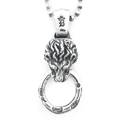 Bill Wall Leather (ビルウォールレザー)/ Lion Pendant w Ring （ライオンペンダントwリング）BWPN922