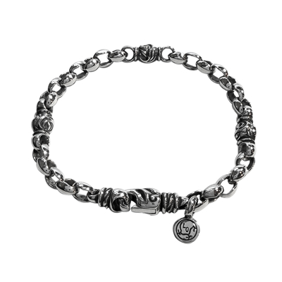 Lone Ones (ロンワンズ）Mini Silk Link Eagle Bracelet Lobster Clasp (ミニシルクリンクイーグルブレスレットロブスタークラスプ)LOMB43