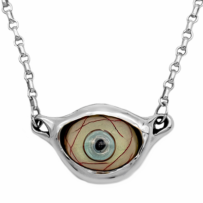 Alex Streeter(アレックスストリーター) /Angel Eye Necklace Blue  w/ Chain  (エンジェルアイネックレス )ALN543B