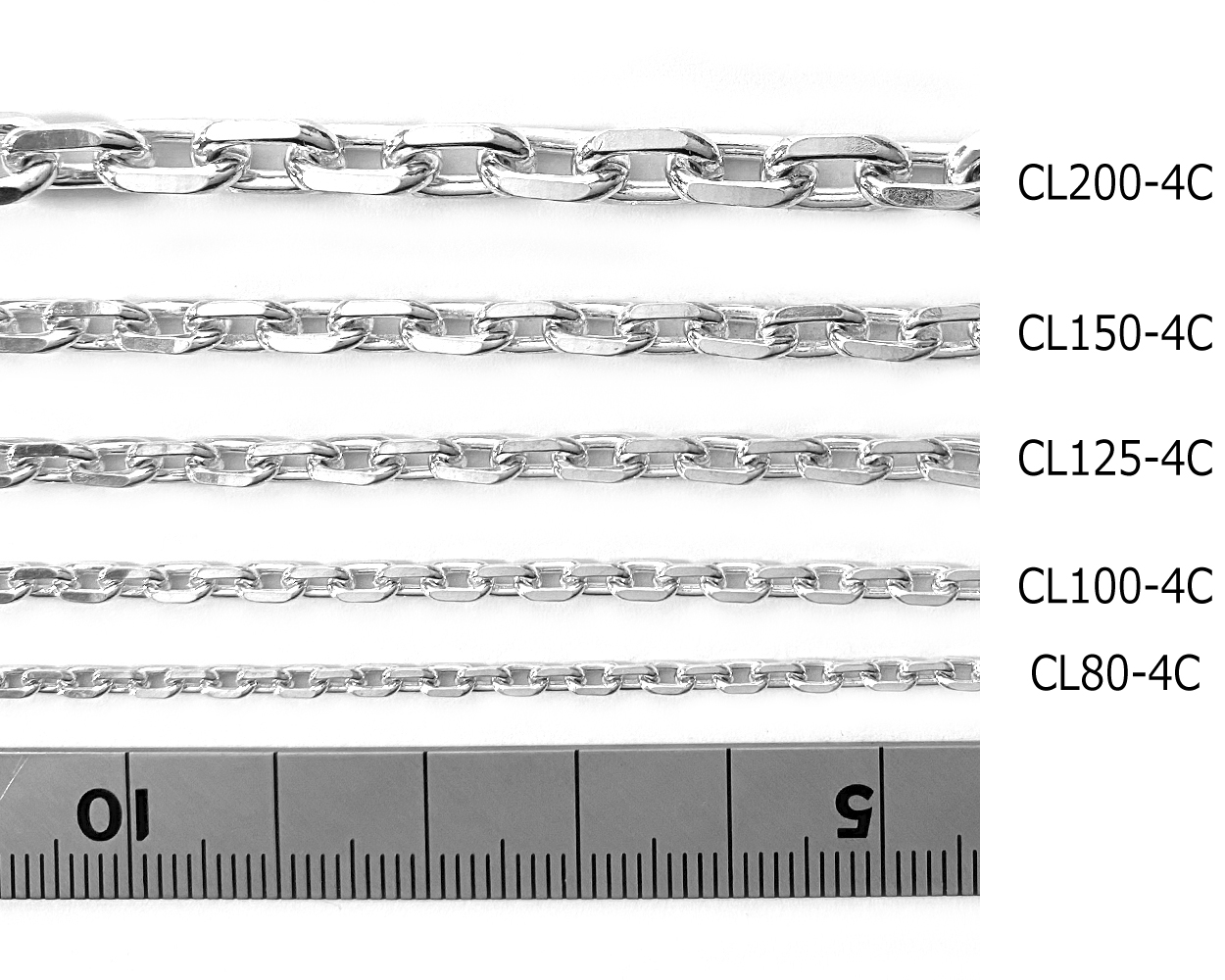 SilverChain シルバーチェーン 2.5mm小判チェーン/45cm | C．R．E 