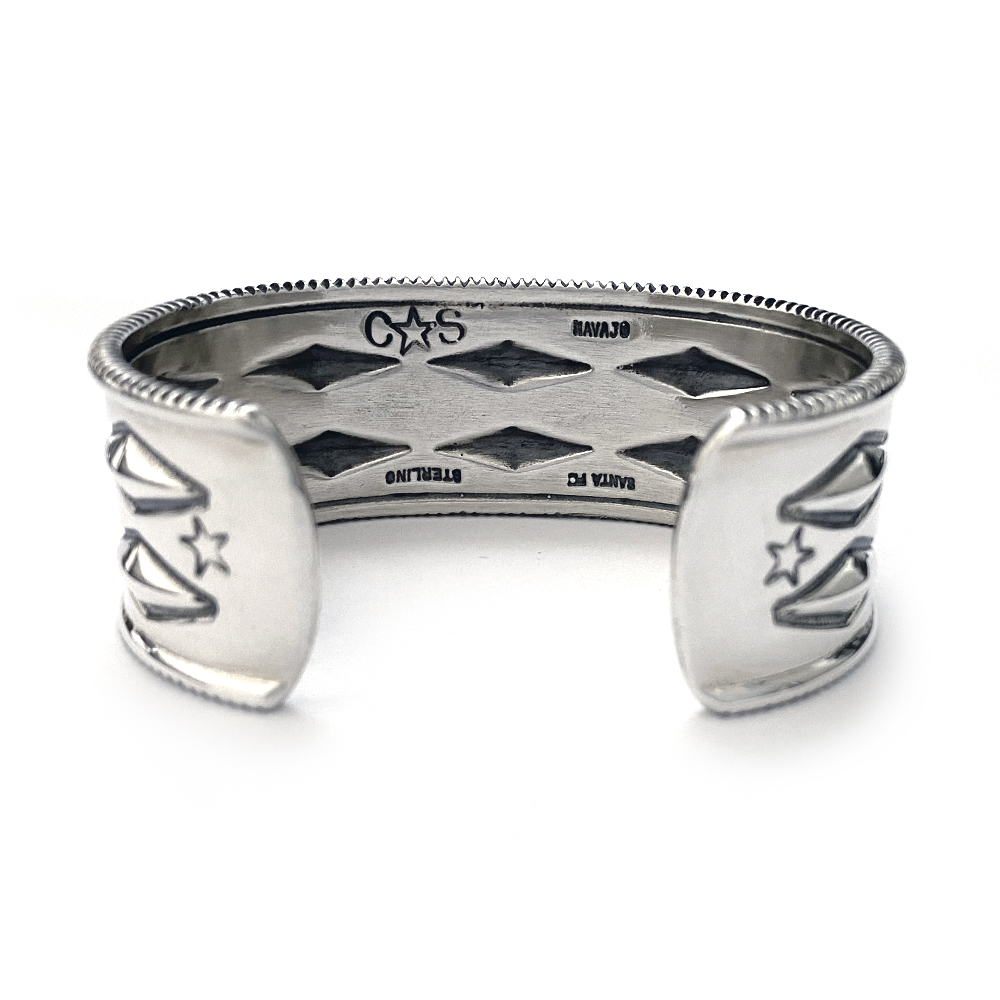 美品 CODY SANDERSON コディサンダーソン デップスター リング Depp Star Ring シルバー 15号 コディサンダーソン 1インチロングダイヤモンド バングル 正規美品