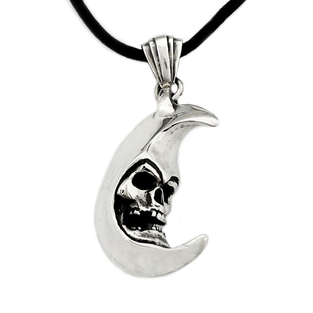 Crazy Pig クレイジーピッグ SKULL IN MOON PENDANT | C．R．E．A 