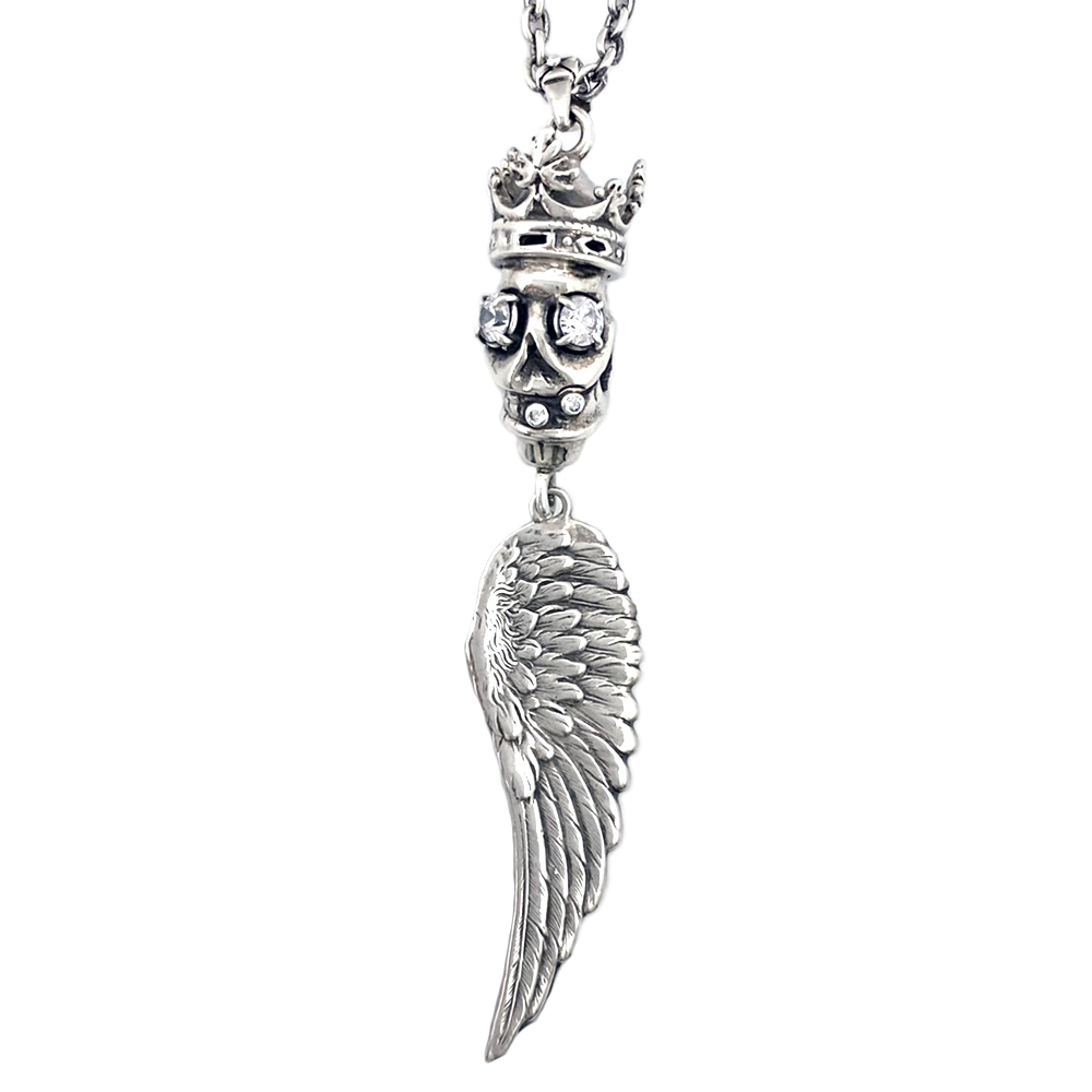 EXHIBITIONIST(エキシビジョニスト)/Crowned Angel Skull in CZ | C 