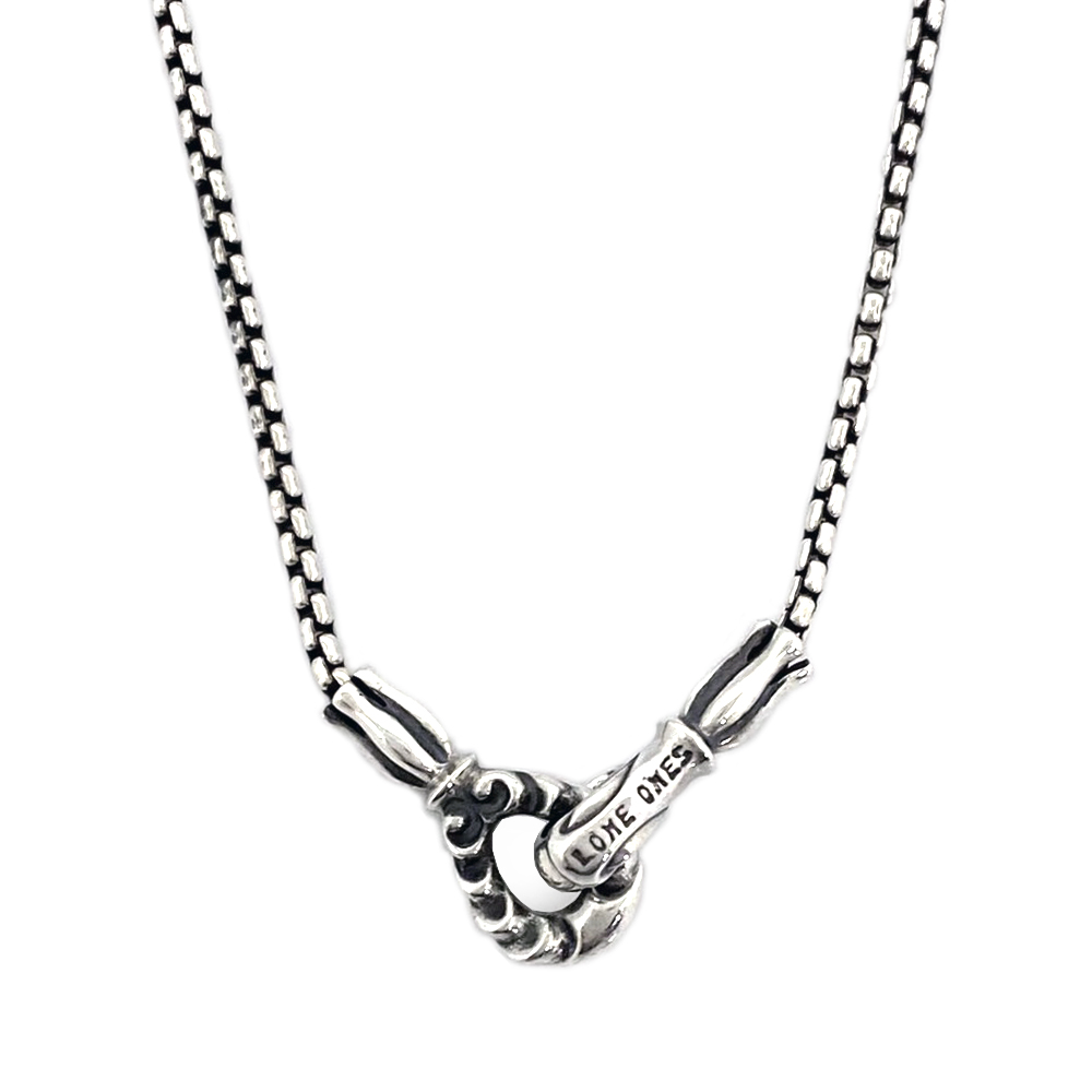 Lone Ones ロンワンズ SMALL HOOK w/1.8mm BOX CHAIN (18K | C．R  