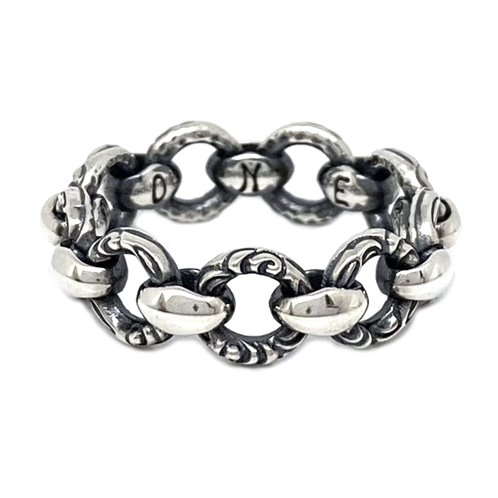 Lone Ones ロンワンズ MINI SILK LINK AND CRANE RING(ミニシ | C．R 