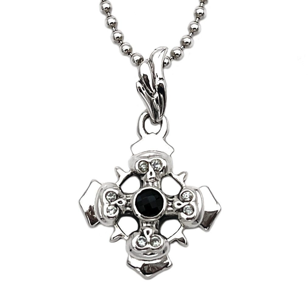EXHIBITIONIST(エキシビジョニスト)/CROSS ON 4SKULL W STONE | C．R 