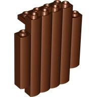 [ 30140 2t#192 ] 2x6x6 柵 矢来 パリセード ログ 丸太 [ 030140 &rarr; 30136 30137 ] ( 新茶 Rd-Brown )