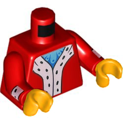 [ 973pb5191c01 4f#021p-021p-191 ] トルソー ボディ [ Prince John ] [ 76382 ] ( 赤 レッド Red )