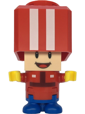 [ mar0208 3f#021m ] Toad [ Pit Crew Uniform ] ( 赤 レッド Red )