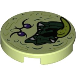 [ 021502 5t#326p ] 2x2 ラウンド・タイル [ ゴースト ] [ 14769 4150 ] ( 若草色 Spring Yellowish Green )