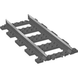  [ 074746 t1v#027x #309x ] 直線路 ストレート・レール 長さ:16 [ 9V用 ] [→ 17275 ] (旧濃灰 オールド・ダーク・グレー Old DkGrey ]