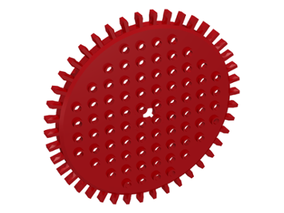 [ 000744 3q#021 ] 歯車 ギア 42歯 [ 744 ] ( 赤 レッド Red )