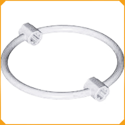 ◆[ 079851 3h# ] クロス・アクセル・ホール付きシャフト・リング 幅:7 🅧