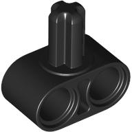 [ 007244 2q#026 ] 1x2 クロス・アクセル付きビーム ( 黒 ブラック Black ) Ⓧ