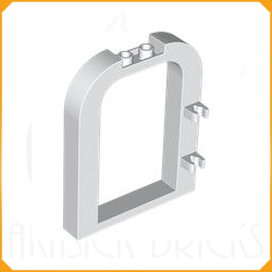 ◆[ 005258 4a# ] 1x6x6 2クリップ付きドア枠 玄関 [ 5258 ⇅ 5257 ] &dm