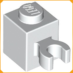 ◆[ 60475a 4b# 2h# ] 1x1 水平クリップ付きブロック [ 60475 &rarr; 65460 60475b 60476 ] ⓒ