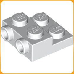 ◆[ 099206 3p# ] 2x2x2/3 スタッド付きプレート [ 004304 ]