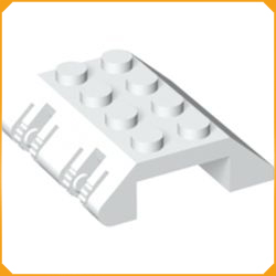 [ 044571 6s# 1h# ] 4x4x1 ダブル・ロック・ヒンジ付きスロープ