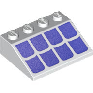 [ 3297pr0006 7s#001p ] 3x4 スロープ [ 屋根瓦 ] [ 3297p04 ] ( 白 ホワイト White )