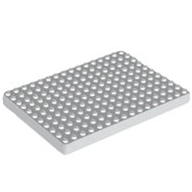 [ PE770441-1 2p#001 ] 11x16x1 ベース・ブロック ビッグレク フタ [ 小 ] ( 白 ホワイト White )